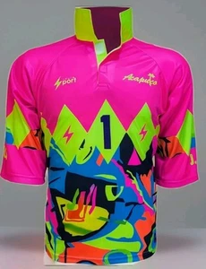 Jorge Campos PUMAS Jersey Rare Mexico Large - Picture 1 of 3