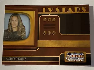 NADINE VELAZQUEZ 2009 Donruss Americana TV Stars #8 508/1000 (V) - Picture 1 of 2