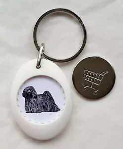 More details for hungarian puli trolley token coin keyring