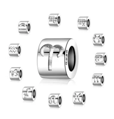 Charms Anhänger Charm Beads 925 Sterlingsilber Sternzeichen Horoskop E68 - Bild 1 von 4