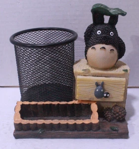 My Neighbor Totoro Resin Pen/Pencil Holder Set Figure Studio Ghibli - Picture 1 of 12