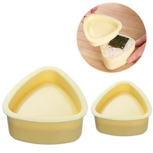 Onigiri Mold Maker Rice Ball Triangle Home Tool Food Press Kitchen 2pcs/set - Picture 1 of 7
