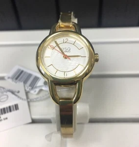 ESQ by Movado Women's 07101419 Status Yellow Gold-Plated Bangle Watch - Picture 1 of 5