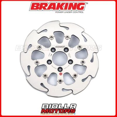 HD05RLD DISCO FRENO POSTERIORE DX BRAKING HARLEY DAVIDSON FLSTF FAT BOY 1584 201 - Immagine 1 di 4