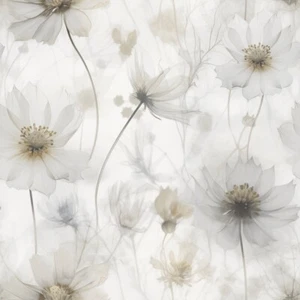 Carta da parati Muriva Lissa Flower Cream 215503 - natura giardino fiori petali floreali - Foto 1 di 6