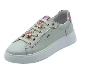NeroGiardini E513060D Velvet Osso Pink Sneakers Sportive per Donna in pelle zepp - Imagen 1 de 3
