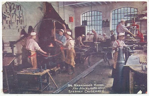 Dr. Barnardo's Homes. The Blacksmith's Shop, Stepney Causeway, E., Middlesex - Picture 1 of 1