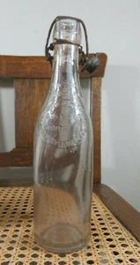 ROHE UNEBENE BOSTON MASSE TRIPOLI WEIN & ABFÜLLUNG FLASCHE KLECKSVERSCHLUSS mit Stopfen - Bild 1 von 11