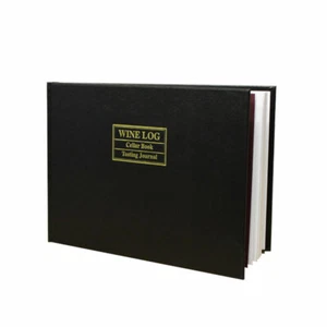 Libro/libro de vino encuadernado en cuero - Imagen 1 de 2