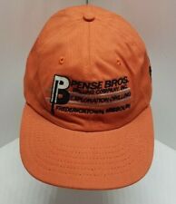 Vintage Pense Bros Drilling Co Fredericktown MO Hat Cap America USA Made Orange