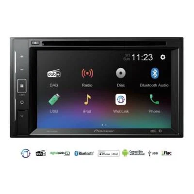 Pioneer AVH-A240DAB 2-DIN Autoradio Bluetooth DAB+ DVD Apple Android  B WARE - Bild 1 von 2