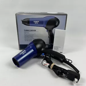 Conair Salon Professional Hair Dryer - Blue/Black - 1875 Watt Turbo - Picture 1 of 7
