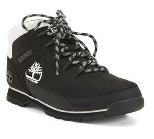 NEW! Size 7 Timberland Euro Sprint Mid Hiker Women's Boots Black w/ White