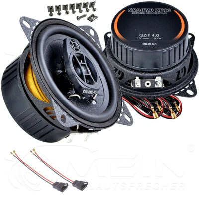 GROUND ZERO LAUTSPRECHER für VW T4 Bus 1996-2003 Armaturenbrett Front 100W #BTPY - Bild 1 von 4