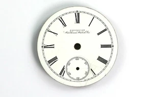 18S Waltham Pocket Watch Porcelain Dial 1187 - Picture 1 of 2