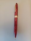 Sheaffer Prelude Red Marbled Pencil With Gold Electroplate USA