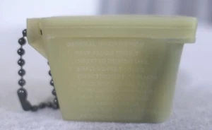 Military Constructive Workshops Inc. Ear Plug Belt Key Chain Container Case - Picture 1 of 8