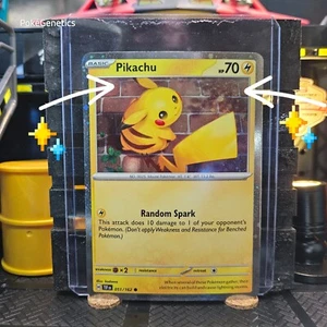 Pikachu 2x Swirl Promo Forze Temporali Cosmo Pokémon TCG 051/162 Viola Scarlatto - Foto 1 di 9