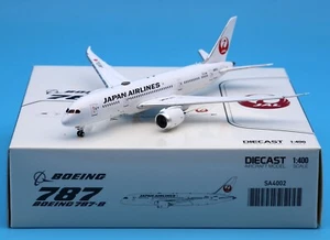 Modelo de avión fundido a presión JC Wings 1:400 Japan Airlines JAL Boeing B787-8 JA833J - Imagen 1 de 13