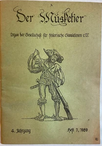 Der Musketier German wargame fan magazine vol. 4 #1, 2 1989 VG - Picture 1 of 6