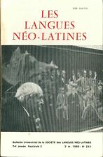 2363372 - Les langues neo-latines n°233 74e annee. Fascicule 2 - Collectif