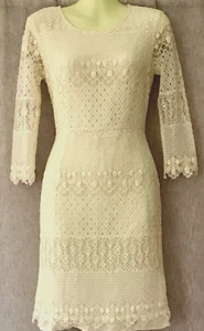 Max & Co by Max Mara Ivory Lace Dress Size 8 Excellent Cond - Picture 1 of 9