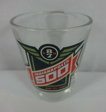 2003 Indianapolis 500 Event Collector Shot Glass Marlboro Penske Gil de Ferran Cover