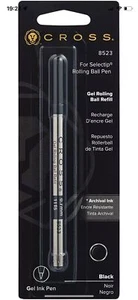 Bola rodante Cross Gel recarga negra nueva en paquete 8523 - Imagen 1 de 3