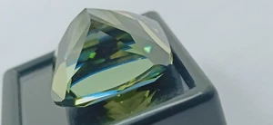25.30ct Cushion cut Dark Greens color Moissanite diamond big size stone diamond - Picture 1 of 8