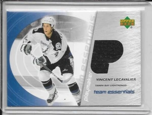 2003-04 Upper Deck Vincent Lecavalier Team Essentials Jersey # TP-VL - Picture 1 of 2