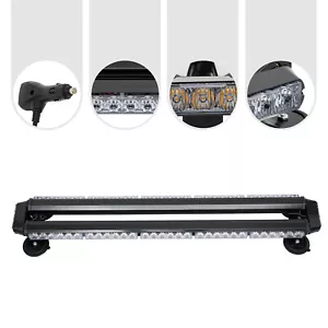 66 LED Luz de Emergencia Bar Techo Doble Lado Luz de Advertencia Estroboscópica Ámbar 12V - Imagen 1 de 19