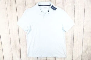 CLUB ROOM LIGHT ICE MELT BLUE MEDIUM SOFT POLO SHIRT MENS NWT NEW - Picture 1 of 5