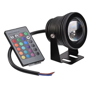 IP65 Flood Light Waterproof 10W LED Underwater Lamp RGB Pond Pool Path Lighting - Picture 1 of 15