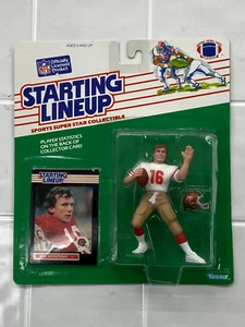 Starting Lineup 1989 NFL Joe Montana San Francisco 49ers Figure Vintage Sealed - Picture 1 of 11