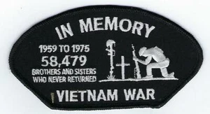 EN MEMORIA 58479 POW/MIA VIETNAM PARCHE VETERANO EJÉRCITO DE ESTADOS UNIDOS MARINA MARINA FUERZA AÉREA **) - Imagen 1 de 24