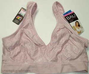 XL Women's Bali Bra Flexes Fit Comfort Revolution Full Coverage Wireless 3484 - Picture 1 of 8