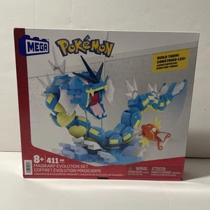 MEGA Pokemon Juego de Construcción HNT95 Magikarp Evolution Set Sellado Nuevo 411 Piezas - Imagen 1 de 4