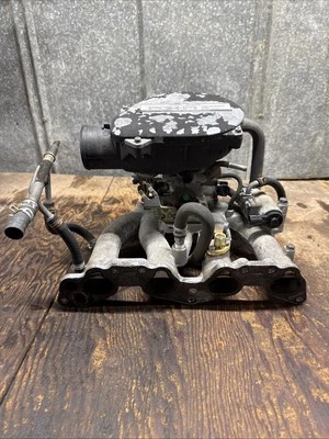 Colector de admisión de doble punto 88-91 Honda Civic Crx DX/LX/STD D15b2 OEM Foto 1 de 4