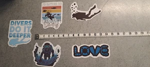 Unbenutzte Aufkleber Tauchen Diving Zubehör Tauchkiste Sticker # 3 - Bild 1 von 1