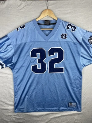 Vintage North Carolina Jersey Mens Extra Large XL Blue UNC Colosseum Football - Image 1 of 4