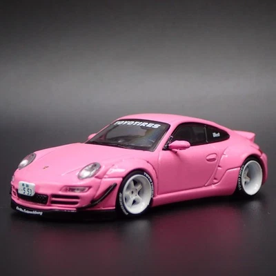 997 Porsche 911 Rwb Rauh-Welt Begriff Toyo 1:64 Diorama Scala Modellino Auto - Immagine 1 di 4