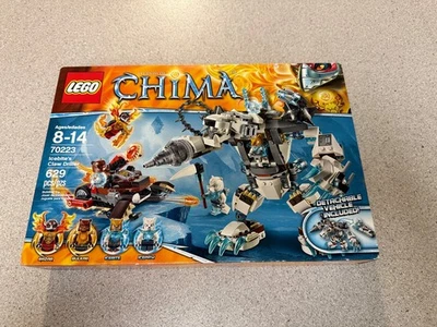 LEGO LEGENDS OF CHIMA: Icebite's Claw Driller (70223) RETIRED NEW Sealed. - Image 1 of 4