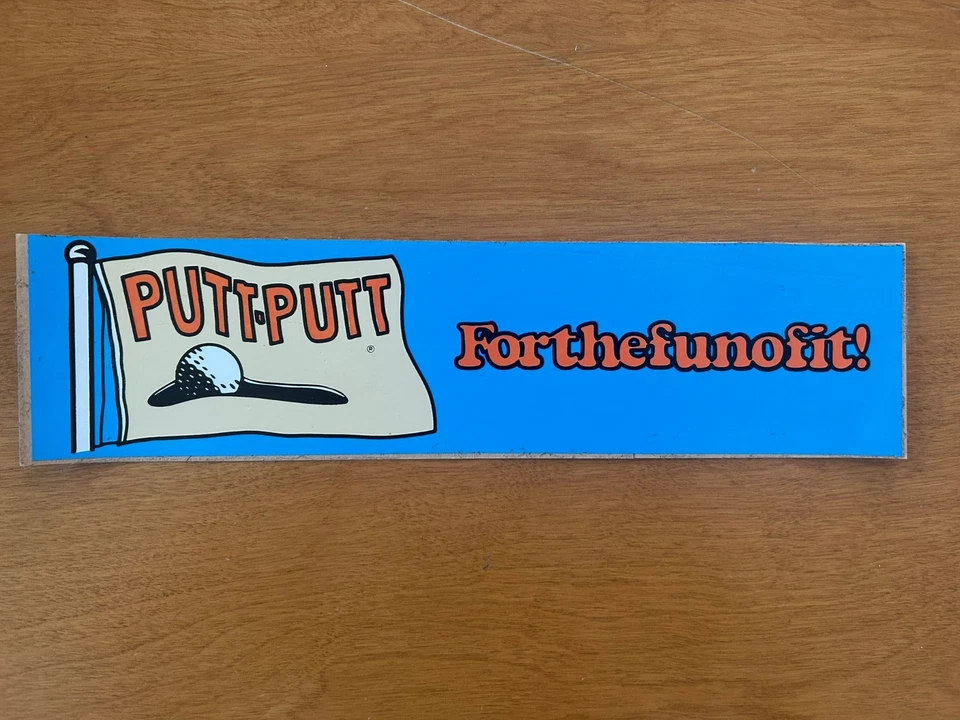 Putt-Putt Forthefunofit! Pegatina parachoques Foto 1 de 2