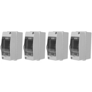 4 Count Distribution Protection Box Work Electrical Din Rail Enclosure Indoor - Picture 1 of 12