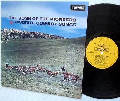 The Sons Of Pioneers 25 Favorite Cowboy Songs GB Mono Réédition Nearmint Vinyle - Photo 1/2