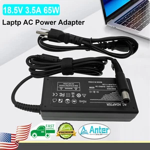 65W AC Adapter For HP 2000 Model TPN-I108 TPN-L108 Laptop Power Cord Charger - Picture 1 of 9