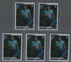 (10x) Jordan Scarlett 2019 Optic Football RC Rookie Lot #102 Carolina Panthers - Picture 1 of 2