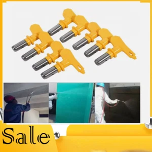 Ugello Spruzzatore Vernice 111 211 311 411 615... Punta Pistola Ugello Spruzzatore Airless - Giallo - Foto 1 di 6