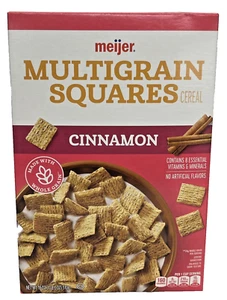 Meijer Cinnamon Multigrain Squares Cereal 18 oz - Picture 1 of 1