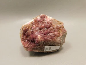 Cobaltocalcite Pink Druse Natural Crystal Mineral Specimen #O1 - Picture 1 of 8
